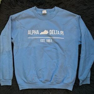 Blue Alpha Delta Pi Sweatshirt